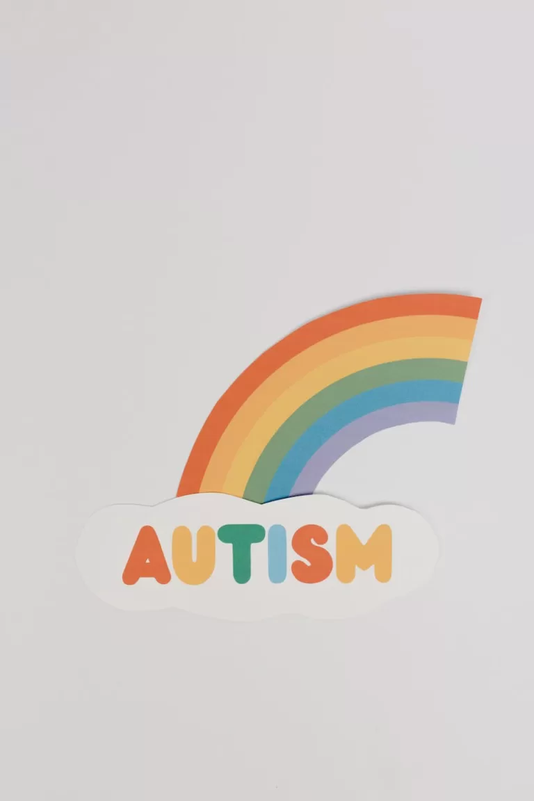 colorful autism letters