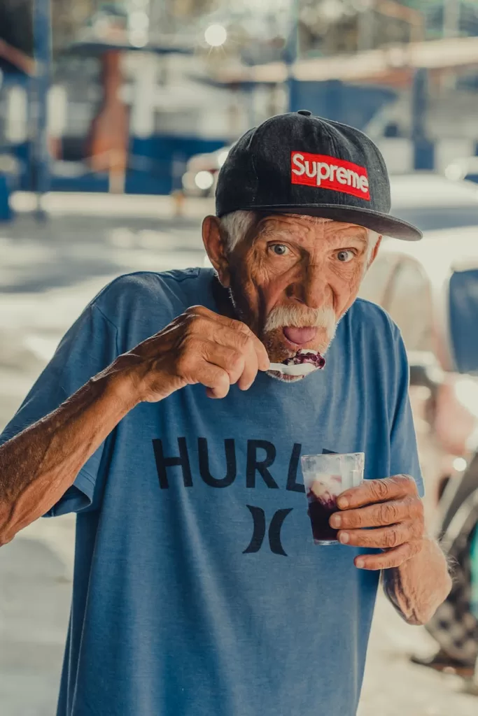 man wearing blue hurley shirt