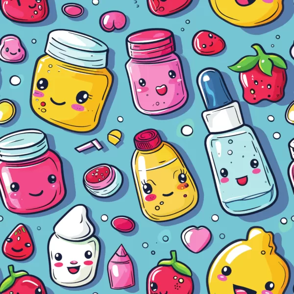 Motif Kawaii – Beauté Fun