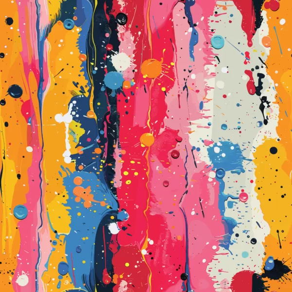 Éclaboussures de Peinture – Vibes Colorées